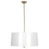 Подвесная люстра Robert Abbey PENELOPE PENDANT White/Brass G808