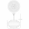 Подвесная люстра Robert Abbey Pierce PENDANT Plated Black B983