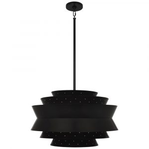 Подвесная люстра Robert Abbey Pierce PENDANT Plated Black B983