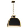 Подвесная люстра Robert Abbey Ranger PENDANT Matte Black/Brass 1444