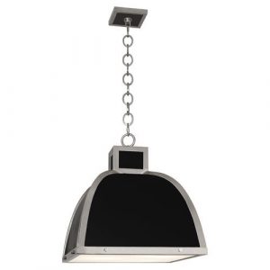 Подвесная люстра Robert Abbey Ranger PENDANT Matte Black/Polished Nickel 1446