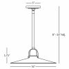 Подвесная люстра Robert Abbey Rico Espinet Arial PENDANT Warm Brass 615
