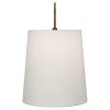 Подвесная люстра Robert Abbey Rico Espinet Buster Pendant Smoke Fondine/Aged Brass 2802W
