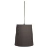 Подвесная люстра Robert Abbey Rico Espinet Buster Pendant Smoke Gray/Polished Nickel 2055G