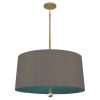 Подвесная люстра Robert Abbey Williamsburg Custis PENDANT Carter Gray BN331