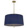 Подвесная люстра Robert Abbey Williamsburg Custis PENDANT Ink Blue BN328