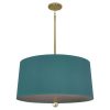 Подвесная люстра Robert Abbey Williamsburg Custis PENDANT Mayo Teal BN330