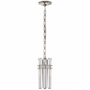 Подвесная люстра Visual Comfort Bonnington Small Pendant Polished Nickel ARN5123PN-CG