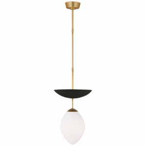 Подвесная люстра Visual Comfort Boswell Small Pendant Black/Gild KS5551G/BLK-WG
