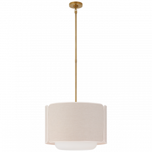 Подвесная люстра Visual Comfort Eyre Medium Hanging Shade Soft Brass KS5081SB/WG-NL/CRE