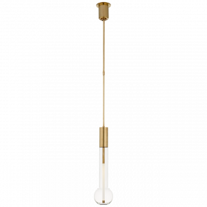 Подвесная люстра Visual Comfort Nye Long Antique Brass KW5130AB