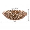 Потолочная люстра Crystorama BROCHE 24" Antique Gold