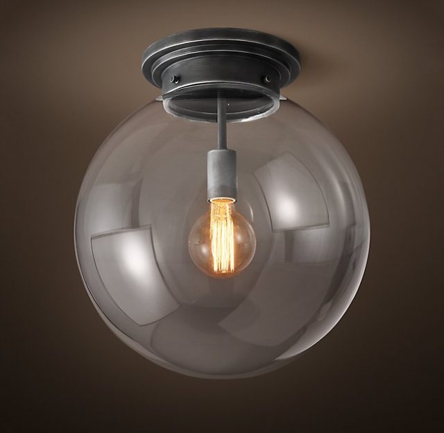 Потолочная люстра Restoration Hardware PARISIAN CLEAR GLASS POSTE
