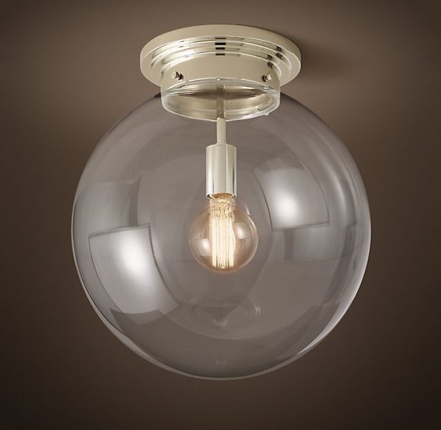 Потолочная люстра Restoration Hardware PARISIAN CLEAR GLASS POSTE