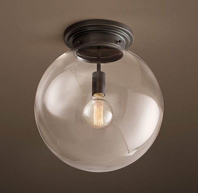 Потолочная люстра Restoration Hardware PARISIAN CLEAR GLASS POSTE