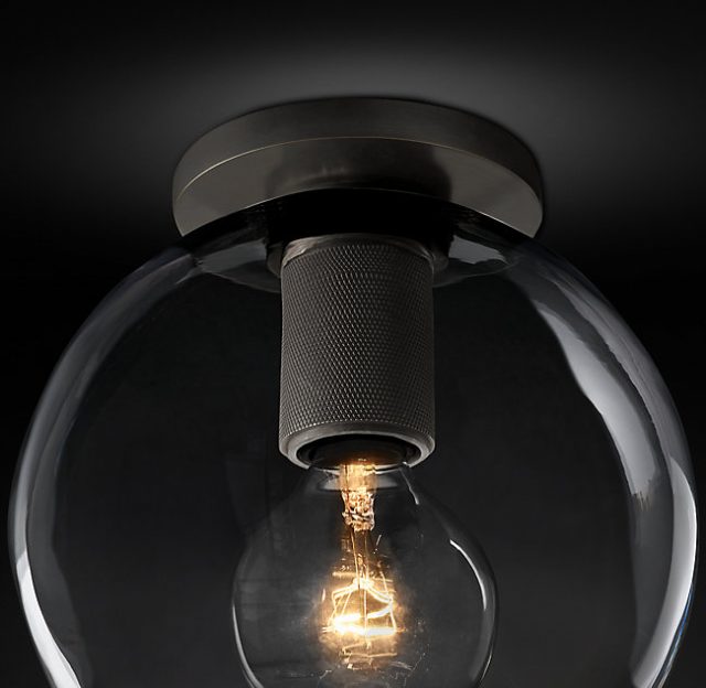 Потолочная люстра Restoration Hardware UTILITAIRE GLOBE SHADE