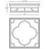 Потолочная люстра Robert Abbey Addison Flushmount Weathered Brass