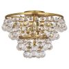Потолочная люстра Robert Abbey Bling Flushmount Antique Brass