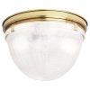 Потолочная люстра Robert Abbey Brighton Flushmount Brass
