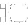 Потолочная люстра Robert Abbey Bryce Flushmount Polished Chrome