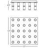 Потолочная люстра Robert Abbey Jonathan Adler Meurice Flushmount Polished Nickel