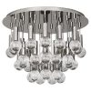 Потолочная люстра Robert Abbey Jonathan Adler Milano Flushmount Polished Nickel