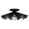 Потолочная люстра Robert Abbey Rico Espinet Bat Flushmount Matte Black